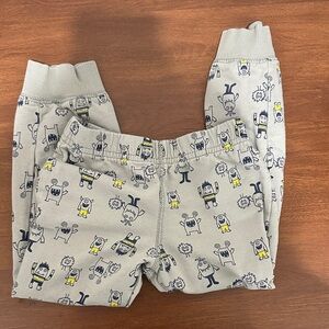 Carter's Gray Sweatpants with Fun Characters